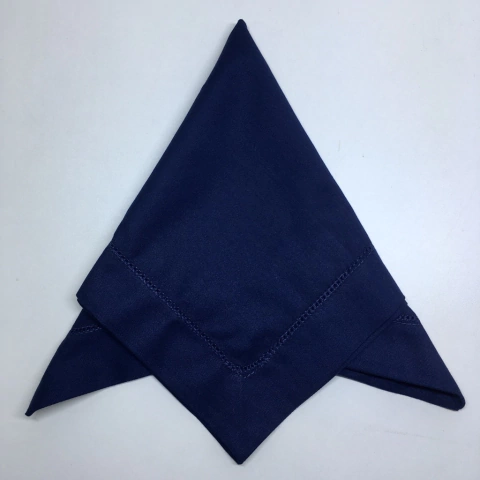 GUARDANAPO PONTO AJOUR AZUL MARINHO