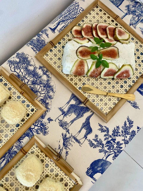 TOALHA TOILE DE JOUY SAVANA AZUL