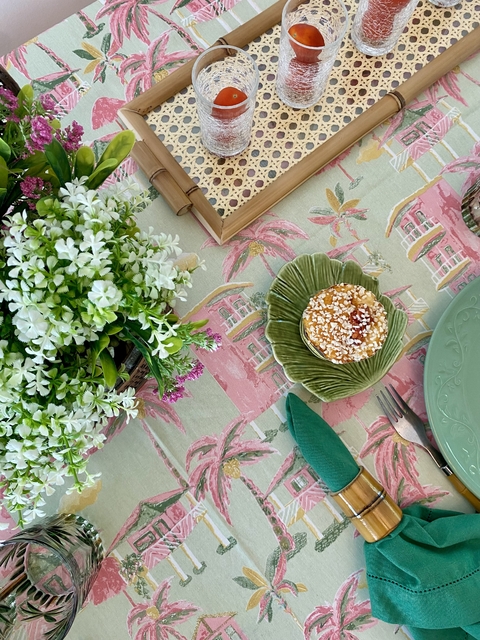 TOALHA HAWAÍ VERDE E ROSA - comprar online