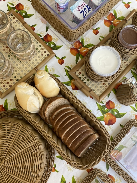 PORTA REQUEIJÃO VIME CARAMELO - comprar online