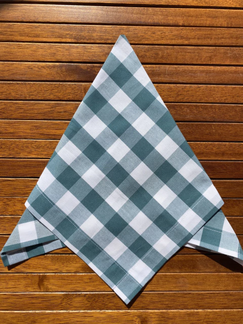 GUARDANAPO XADREZ VERDE - comprar online