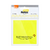 Bloco Smart Notes Eletrostático 76X76mm Amarelo Neon c/30 fls BRW