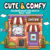 Livro de Colorir Cute & Comfy - Coloring Book for Adults 03