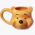 Caneca Porcelana Formato 3D 500ml Ursinho Pooh