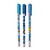 Caneta Apagável Space Ponta 0.38mm Tinta Azul