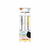 Caneta Esferográfica Gel 1.0mm Branca, Prata e Dourada Blister c/3 Unidades
