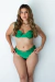 Top Biquini Bojo com Aro Maldivas Verde Jade - Mulher Café