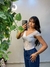 Body renda com manga curta Camila Branco - loja online