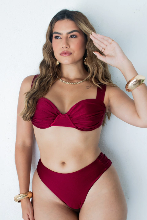 Calcinha Biquini Asa Delta Maldivas Cereja - comprar online