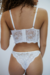 Conjunto Corset Lingerie sem bojo com aro Débora Branco - Mulher Café