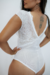 Body renda com manga curta Camila Branco - comprar online