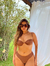 Top Aro Inteiro Biquíni Mocha Mousse Marrom Tulum - comprar online