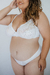 Conjunto Lingerie sem bojo com aro Serena branco - Mulher Café
