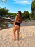 Conjunto Biquini Santorini Preto Top Aro e Calcinha Hot Pant na internet