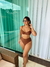 Calcinha Hot Pant Biquíni Mocha Mousse Marrom Santorini - Mulher Café