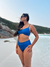 Calcinha Biquíni Santorini Hot Pant Azul Náutico - comprar online