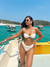 Top Aro Inteiro Biquíni Branco Pérola Tulum - comprar online