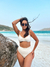 Calcinha Hot Pant Biquíni Branco Pérola Santorini - loja online