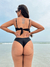 Conjunto Biquini Tulum Preto Top Aro e Calcinha Asa Deta - loja online