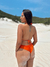 Top Cortininha Biquíni Laranja Páprica Caribe - Mulher Café