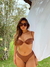 Top Aro Inteiro Biquíni Mocha Mousse Marrom Tulum - Mulher Café