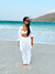Imagem do Calcinha Hot Pant Biquíni Branco Pérola Santorini