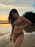Top Aro Inteiro Biquíni Mocha Mousse Marrom Tulum