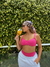 Conjunto Biquini Santorini Pink Top Aro e Calcinha Hot Pant - comprar online