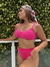 Top Aro Biquíni Pink Santorini - Mulher Café