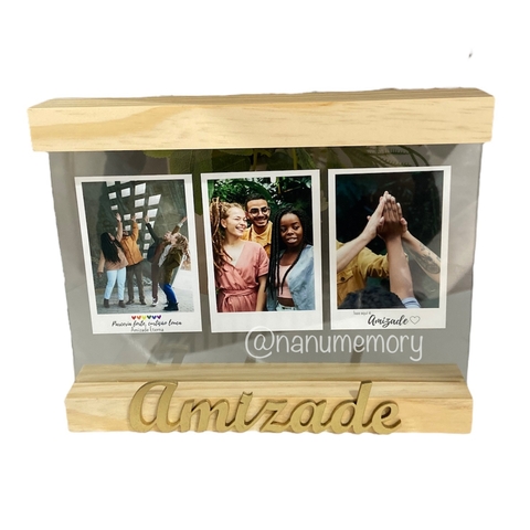 Porta Foto Amizade Foto Dupla - Presente para amigos