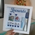 Quadro Luminária Objetos do bebê- Modelo 2 fotos (Fundo a escolher) - comprar online