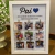 Porta Retrato Led Pai coração Azul - Nanu Memory - Presente Personalizado - Porta Retrato Personalizado - Quadro Personalizado