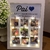 Porta Retrato Led Pai coração Azul - comprar online