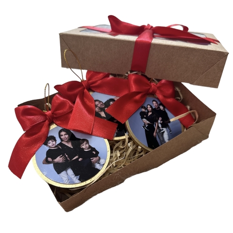 Box Esferas de Natal - 3 unidades