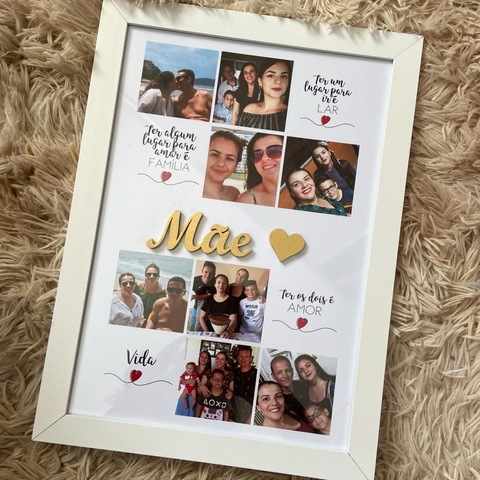 Porta Retrato/Quadro Mãe 3D