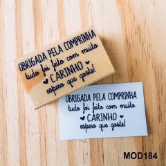 OBRIGADA PELA COMPRINHA