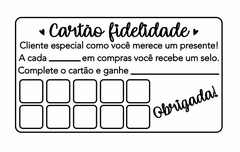 CARTÃO FIDELIDADE