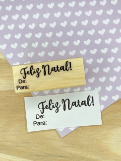 Carimbo Feliz Natal De Para (Cod 1096)