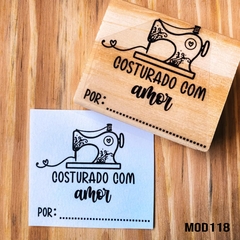 Carimbo Costurado com amor (Cod 1188)