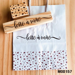 KIT CARIMBOS CORAÇÕES - FEITO À MÃO