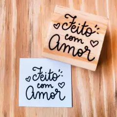 Carimbo Feito com amor (Cod 1177)