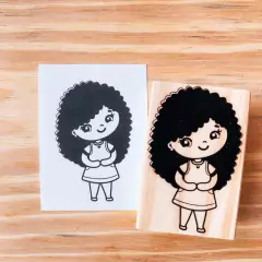 Carimbo Mascotinha 4 (Cod 1199)