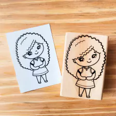 Carimbo Mascotinha 5 (Cod 1200