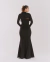 Casulo / Bolero Karina - suede preto - Victória Facó