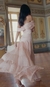 Vestido Xale - Dourado
