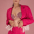 Blazer Cropped Plume - Rosa Pink - Victória Facó
