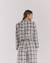 Blazer Catharine - tweed preto e branco bordado - loja online