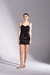 Vestido Olimpia - veludo preto