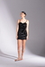 Vestido Olimpia - veludo preto - comprar online