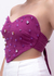 Top Queen Of Hearts Roxo na internet